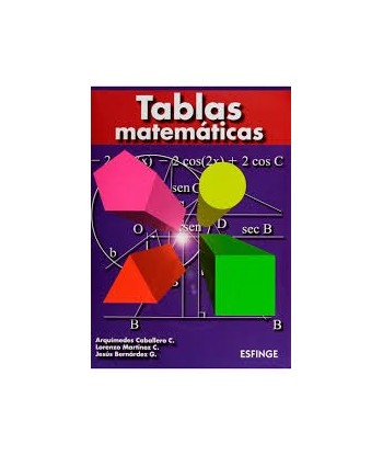TABLAS MATEMÁTICAS