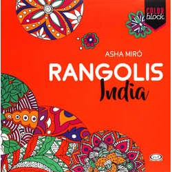RANGOLIS INDIA. COLOR BLOCK