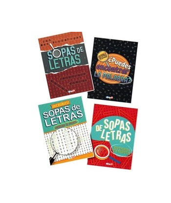 SOPAS DE LETRAS (4 TÍTULOS)